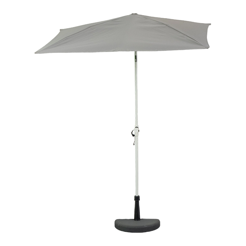 Moderno paraguas de patio de acero con diseño de marquesina de perfil bajo para espacios comerciales al aire libre