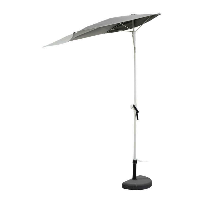 Moderno paraguas de patio de acero con diseño de marquesina de perfil bajo para espacios comerciales al aire libre