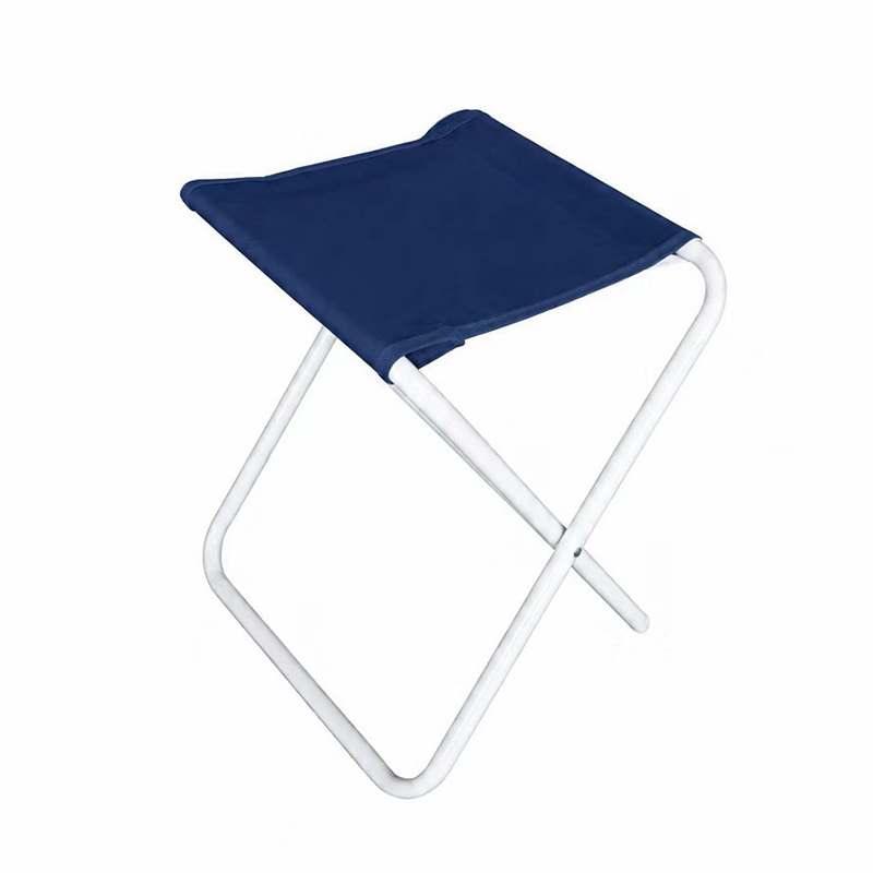 Taburete de playa compacto de acero plegable con asiento tipo bandolera liviano para relajación al aire libre